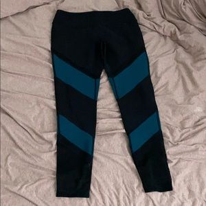 Zella active workout leggings with mesh